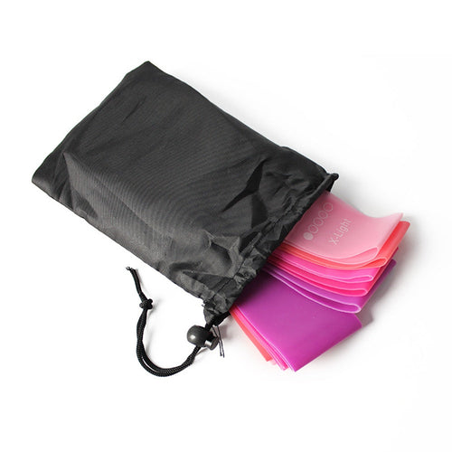 Resistance Bands Loop Set Of 5 Exercise Strength Workout Fitness Yoga